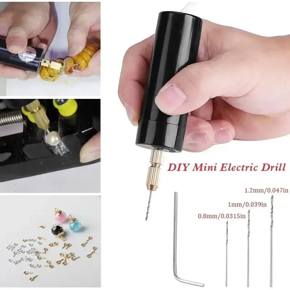 Woodworking Resin - Mini taladro eléctrico de mano, herramientas