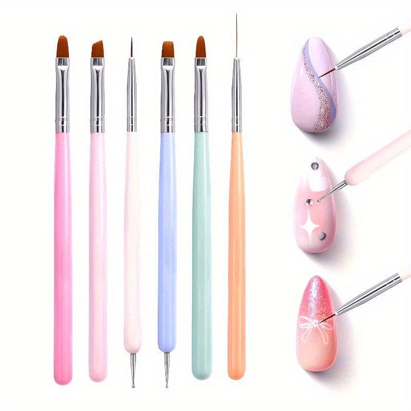 Wood Chisel Set - Juego de 6 pinceles para decoración