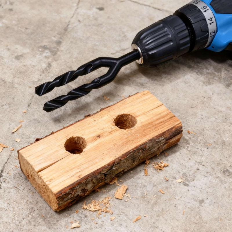 Woodworking Jokes - Broca Doble de Broma Práctica: Herramienta