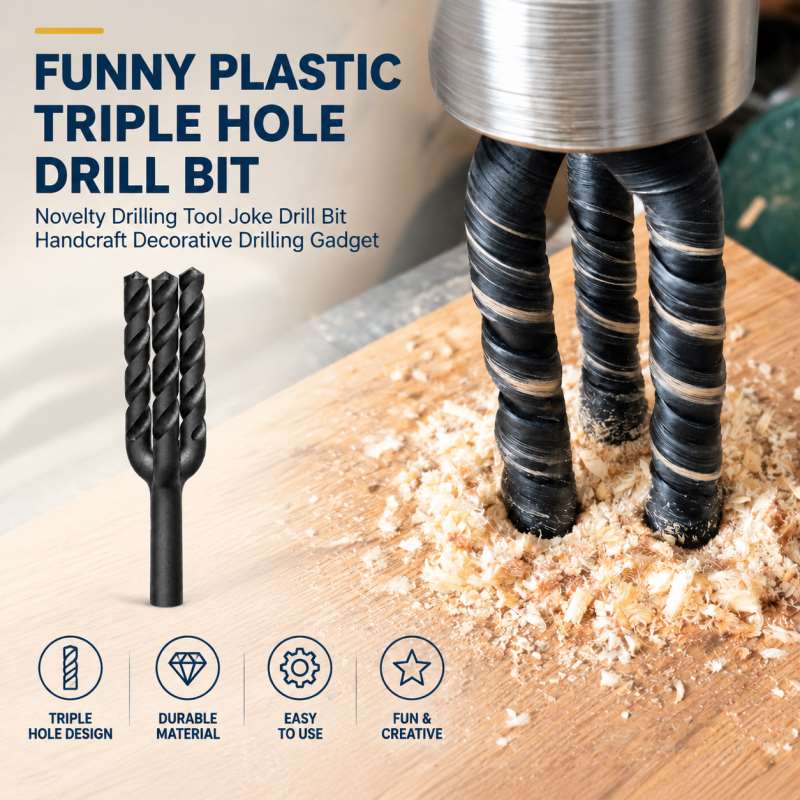 Woodworking Jokes - Divertida broca de plástico con tres