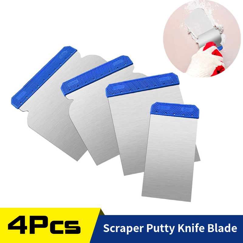 Drawknife Blade - 4 unids/set raspador masilla cuchillo hoja